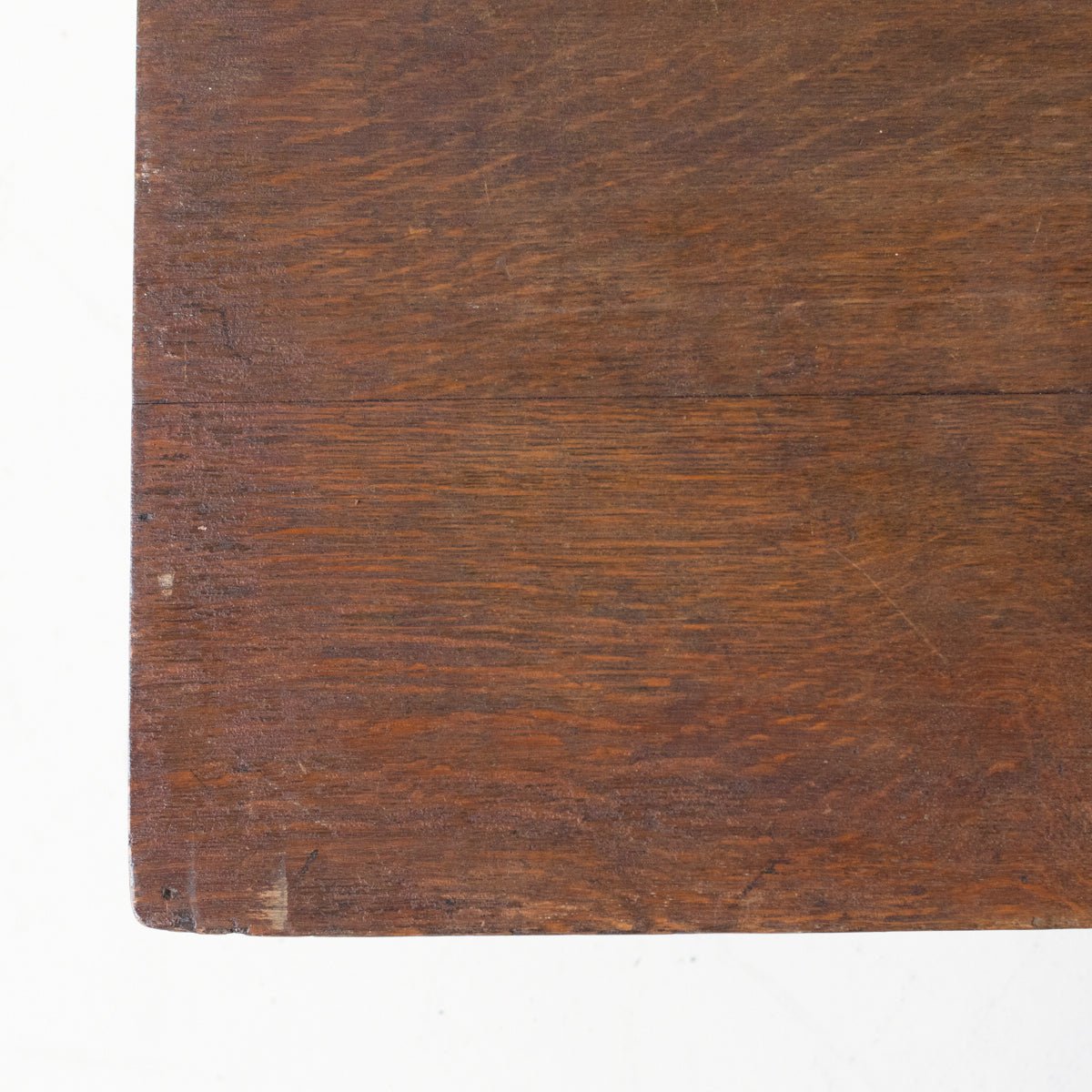 Oak Bistro Table with Brass Stretcher - elsie green - furniture