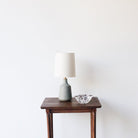 Oak Bistro Table with Brass Stretcher - elsie green - furniture