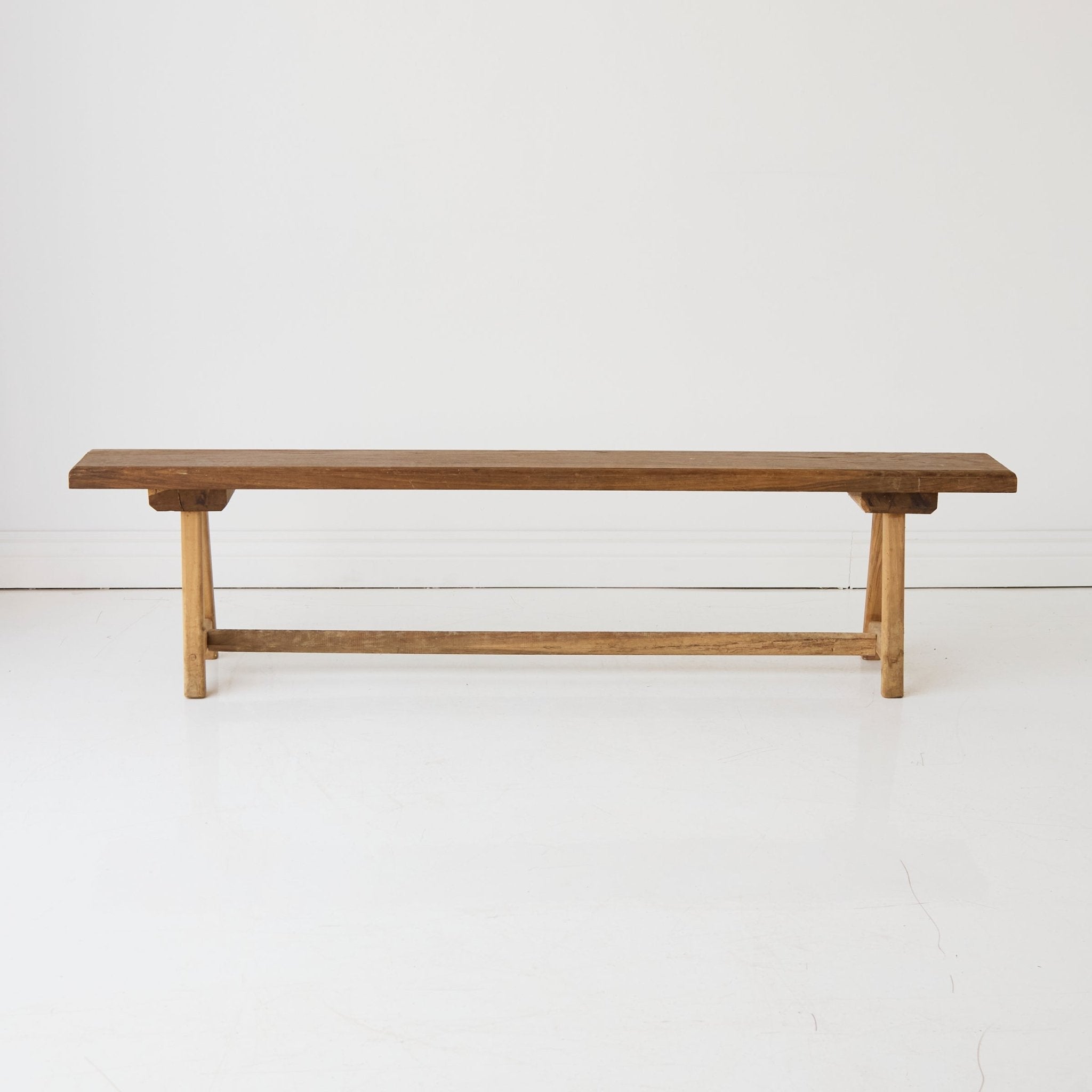 Oak Farm Bench - elsie green - furniture
