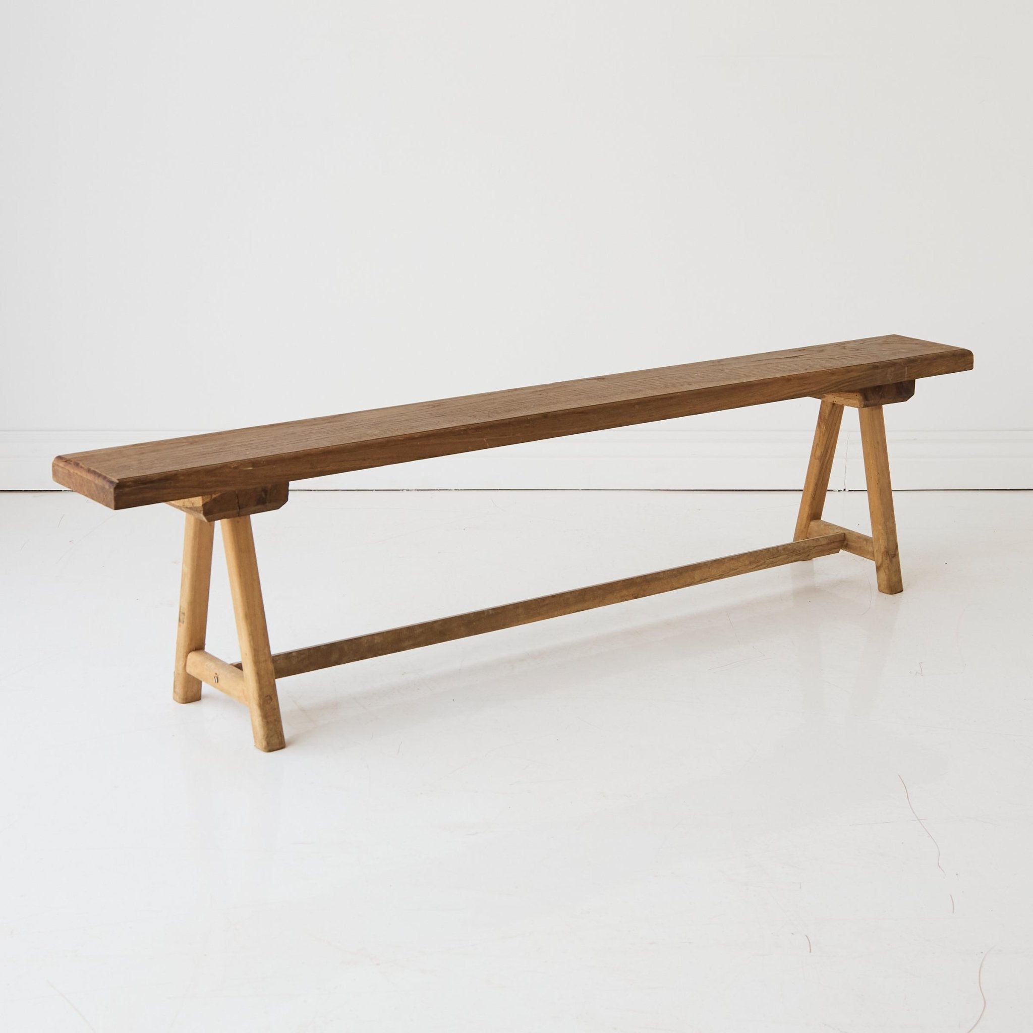 Oak Farm Bench - elsie green - furniture