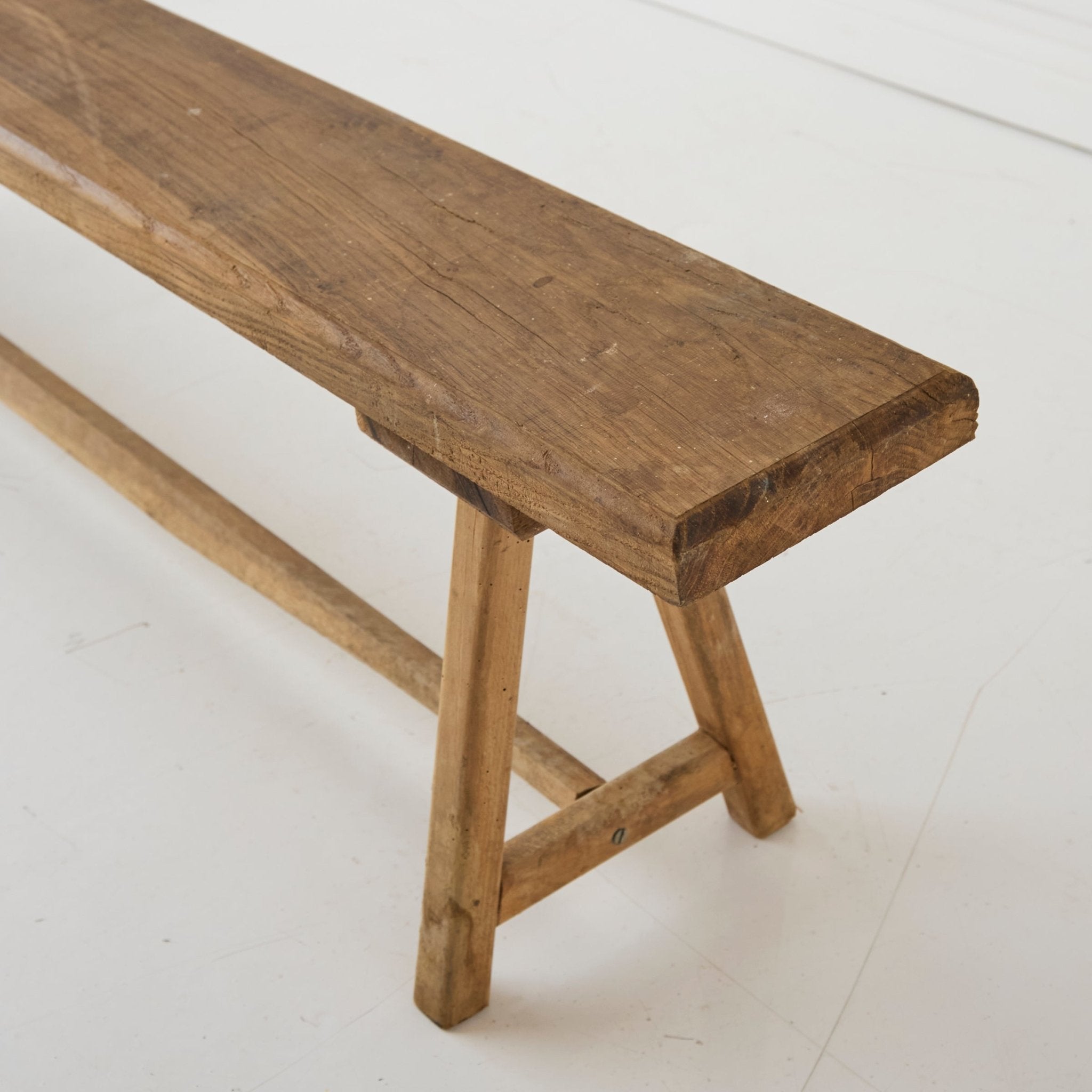 Oak Farm Bench - elsie green - furniture