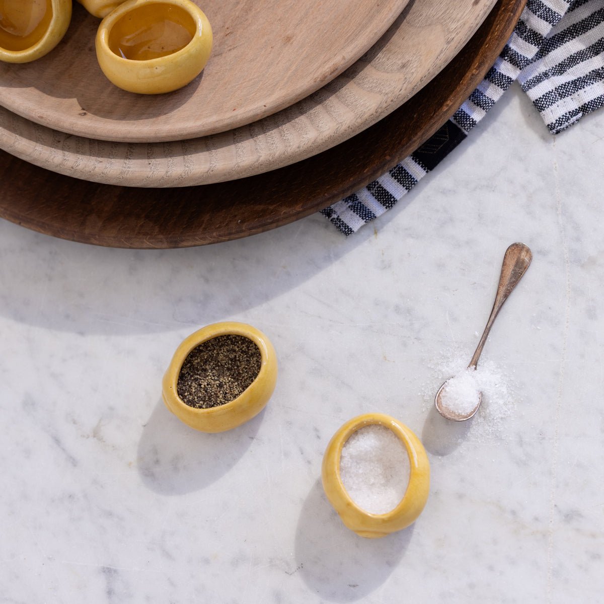 Ochre Escargot Pot Set of 8 - elsie green - the french kitchen