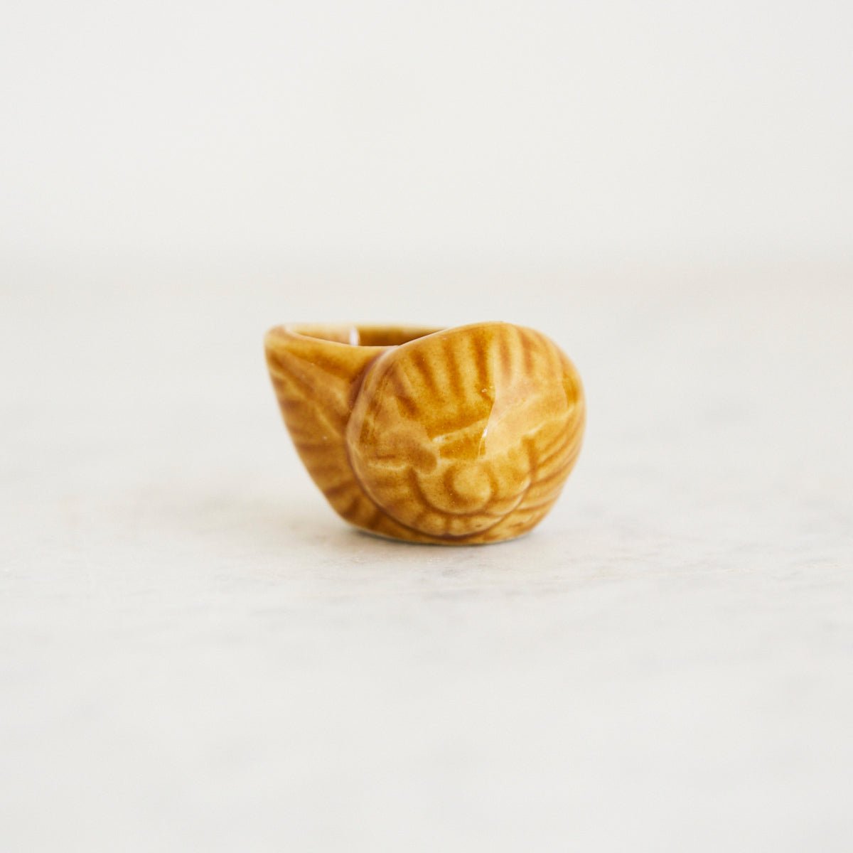 Ochre Stoneware Escargot Pot Set Of 7 - elsie green - French Kitchen