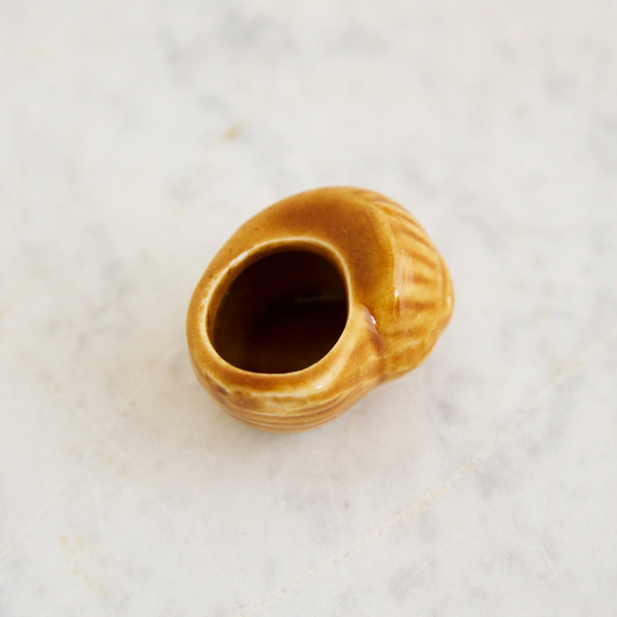 Ochre Stoneware Escargot Pot Set Of 7 - elsie green - French Kitchen