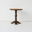Octagonal Pedestal Side Table - elsie green - furniture