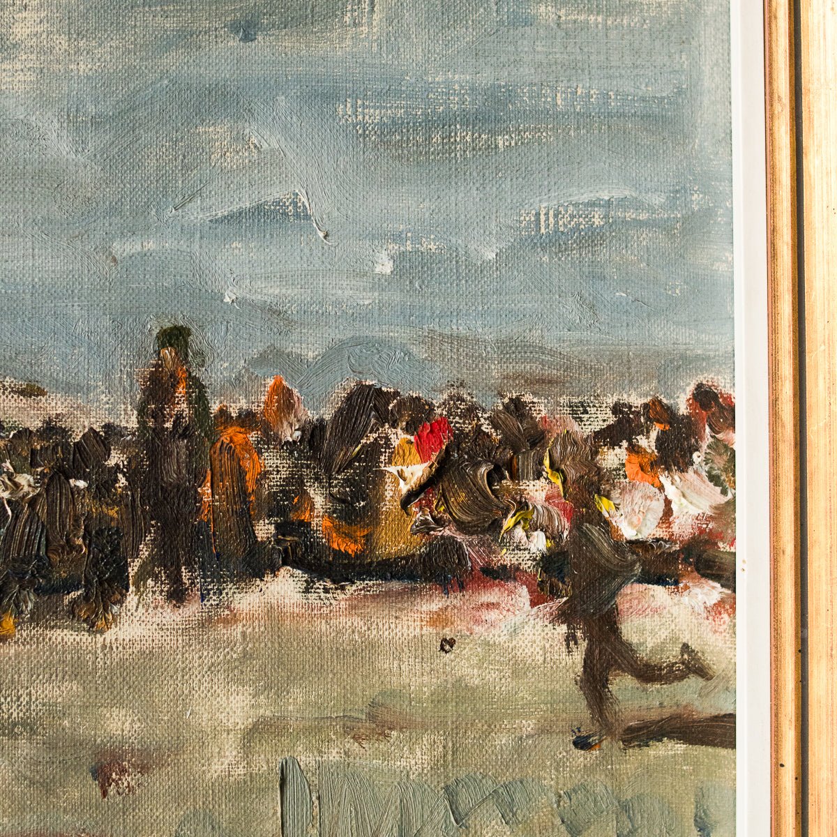 Oil Painting With Men On Horseback (Landscape Oil Painting) - elsie green - Art