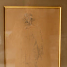 Oncle Georges Pencil Drawing - elsie green - art