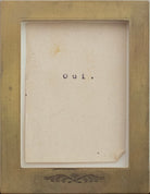 One Word Poems Series | Oui. | Jefferson Hayman - elsie green - art