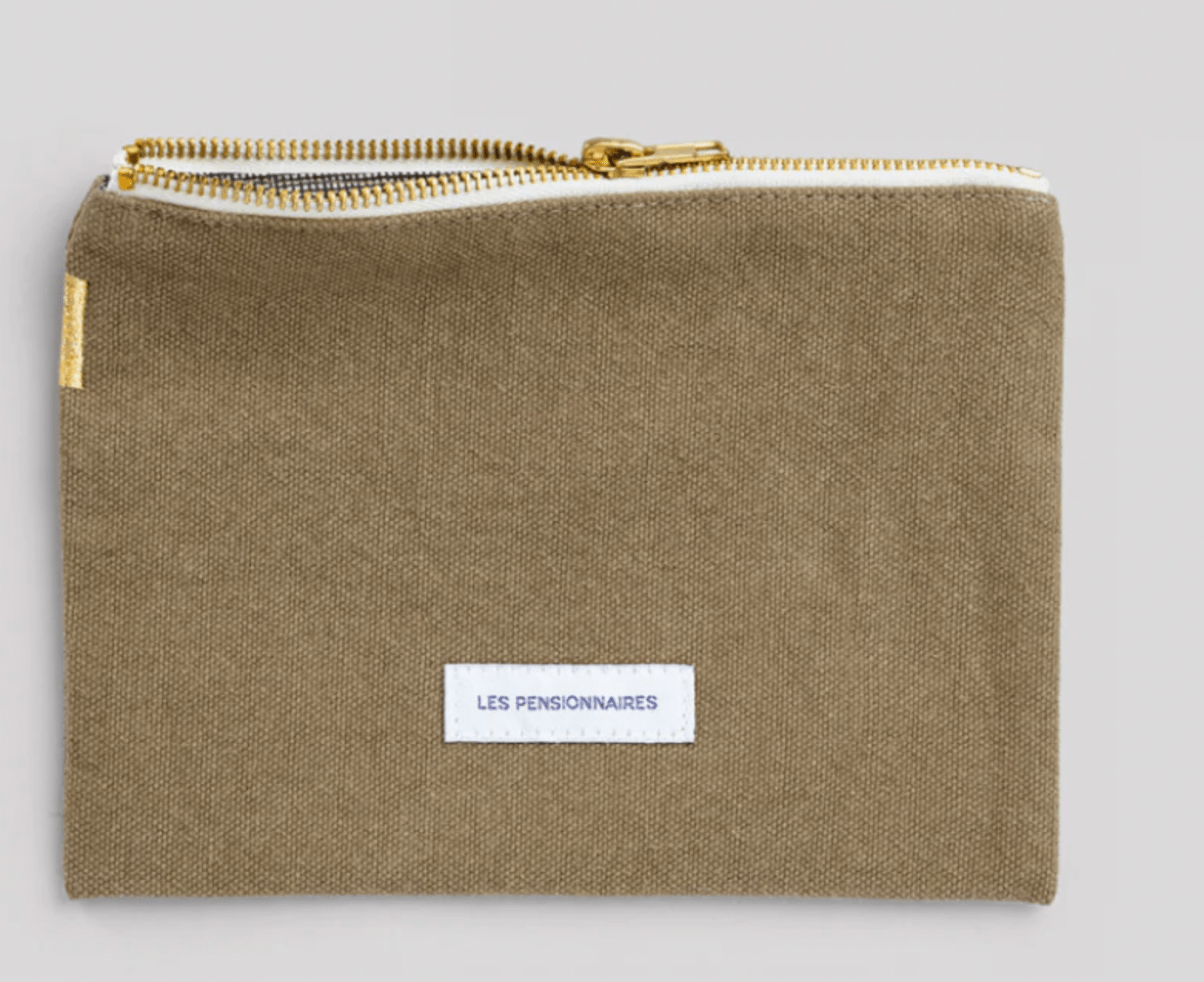 Organic Cotton Large Pouch - elsie green - Decor