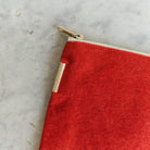 Organic Cotton Large Pouch - elsie green - Decor