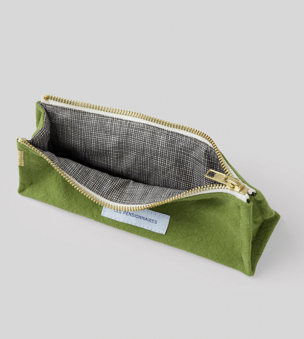 Organic Cotton Pencil Case - elsie green - Textiles