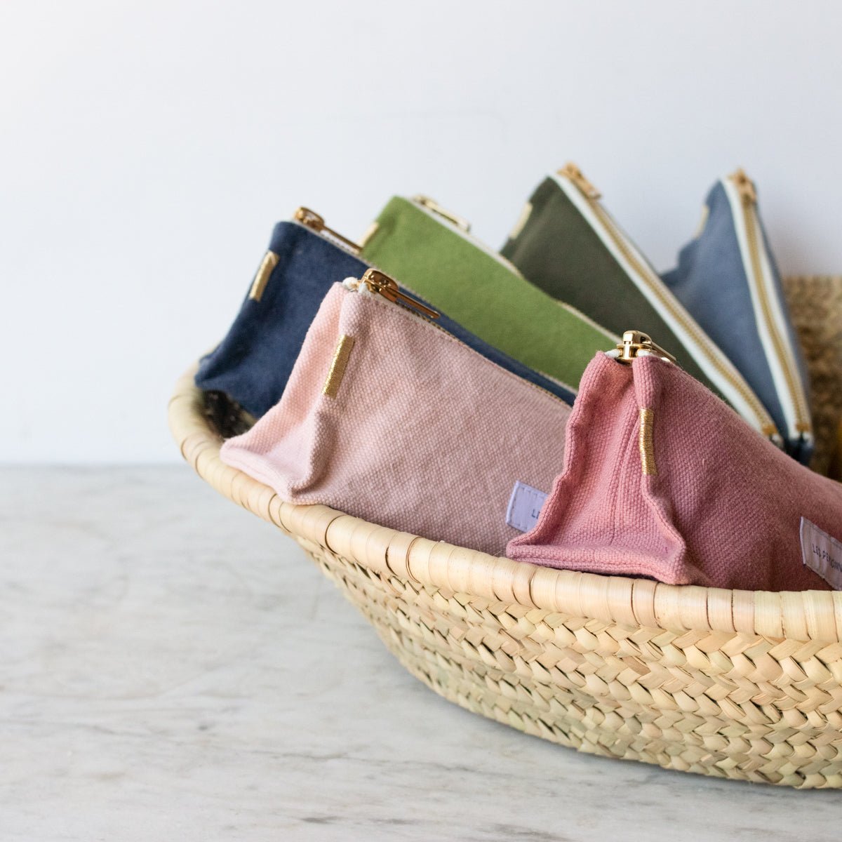 Organic Cotton Pencil Case - elsie green - Textiles