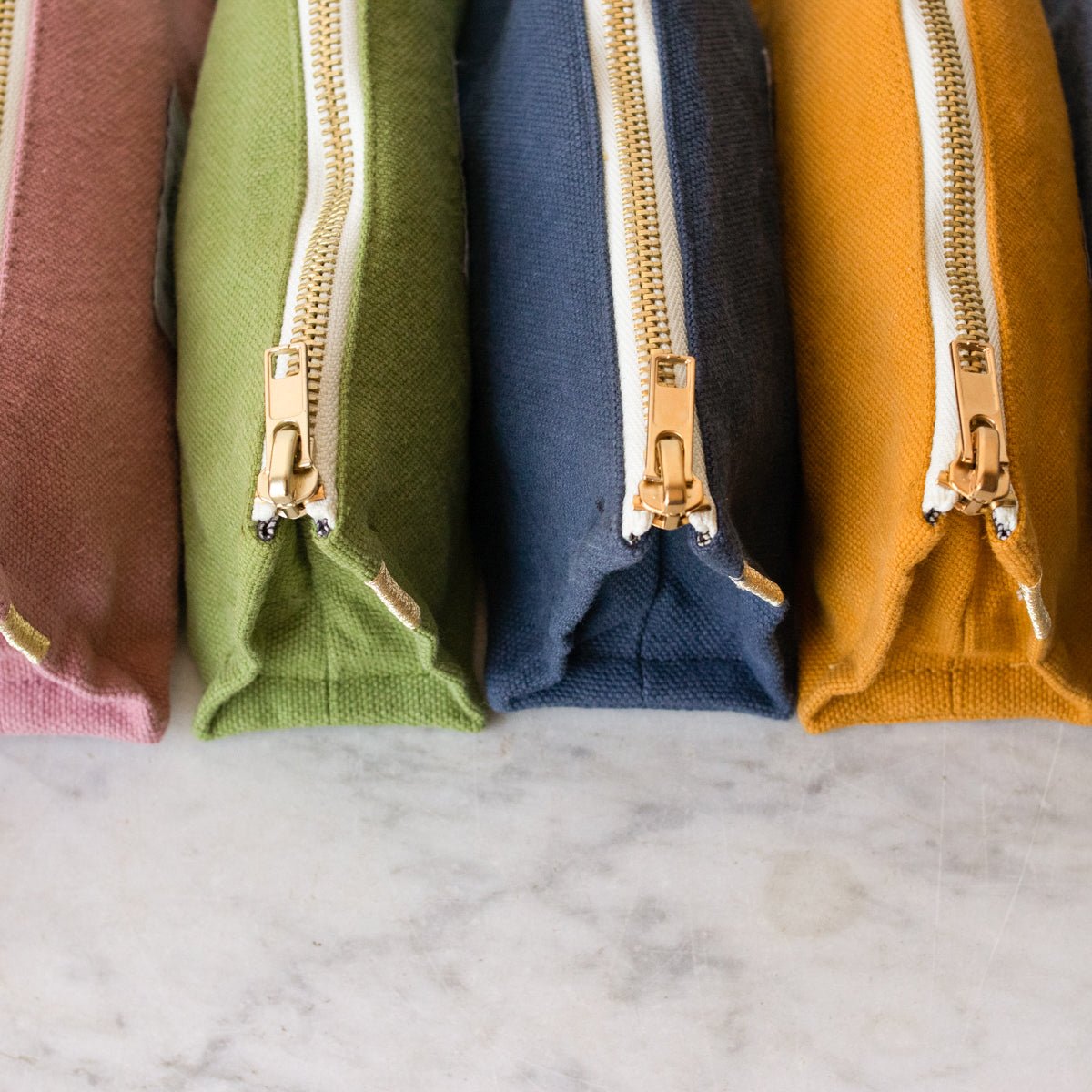 Organic Cotton Pencil Case - elsie green - Textiles