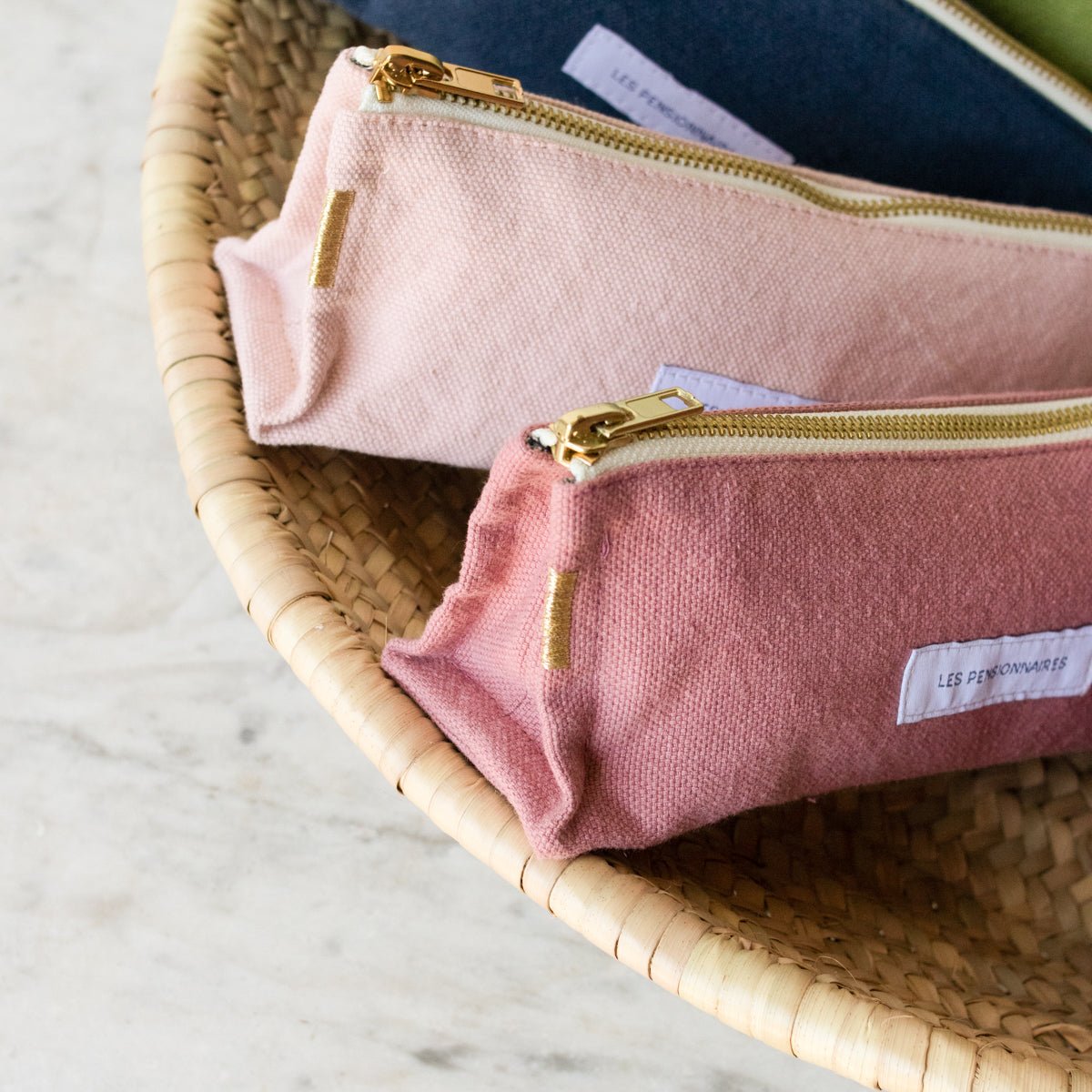 Organic Cotton Pencil Case - elsie green - Textiles