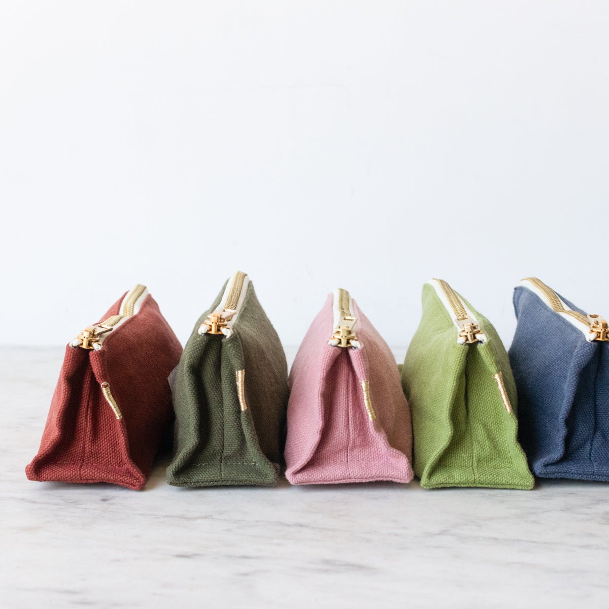 Organic Cotton Pencil Case - elsie green - Textiles
