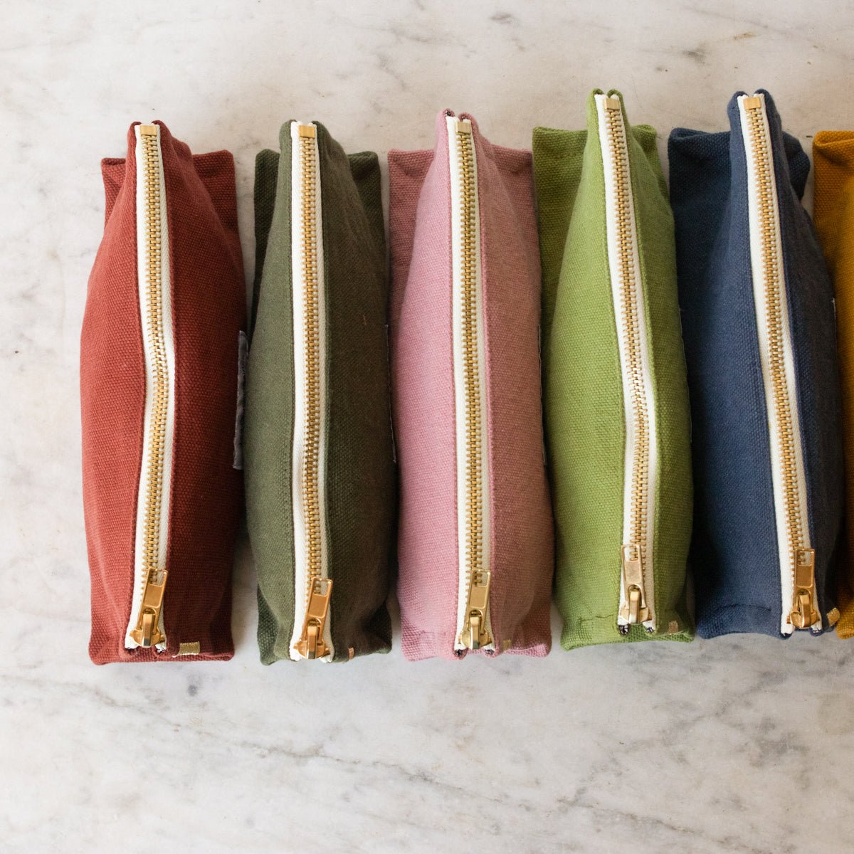 Organic Cotton Pencil Case - elsie green - Textiles