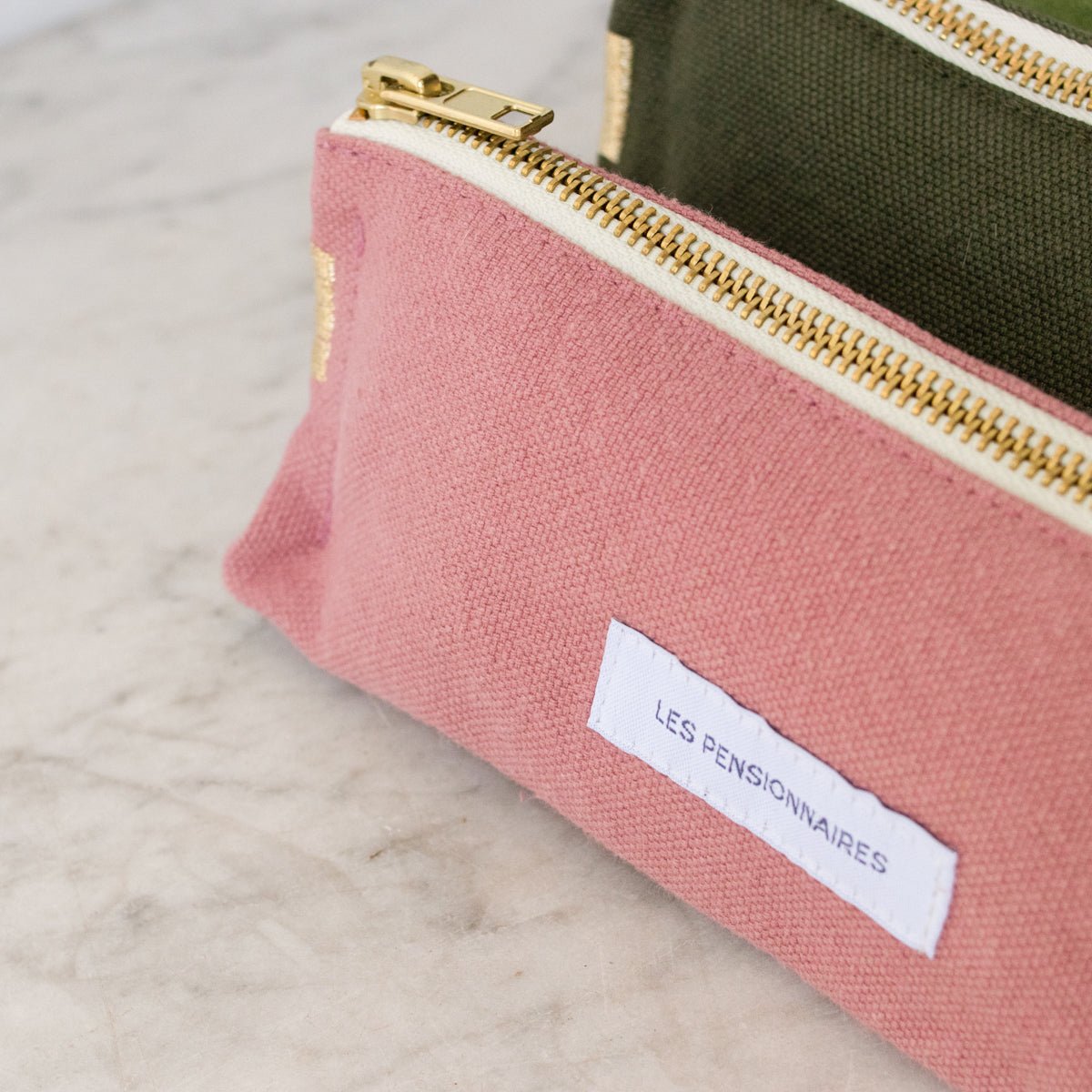 Organic Cotton Pencil Case - elsie green - Textiles