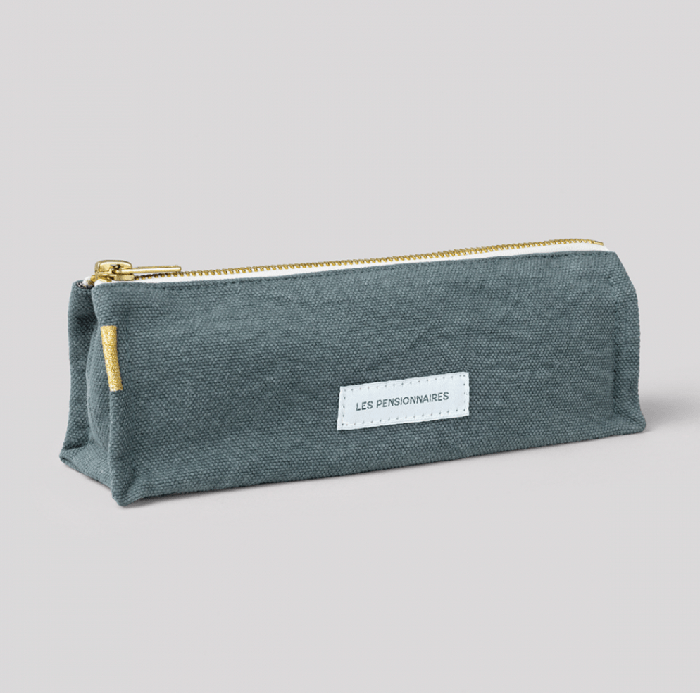 Organic Cotton Pencil Case - elsie green - Textiles