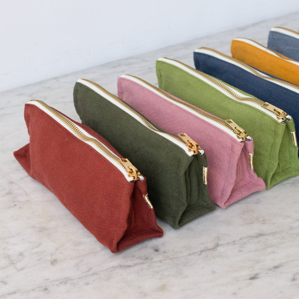 Organic Cotton Pencil Case - elsie green - Textiles