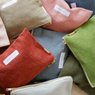 Organic Cotton Small Pouch - elsie green - Decor