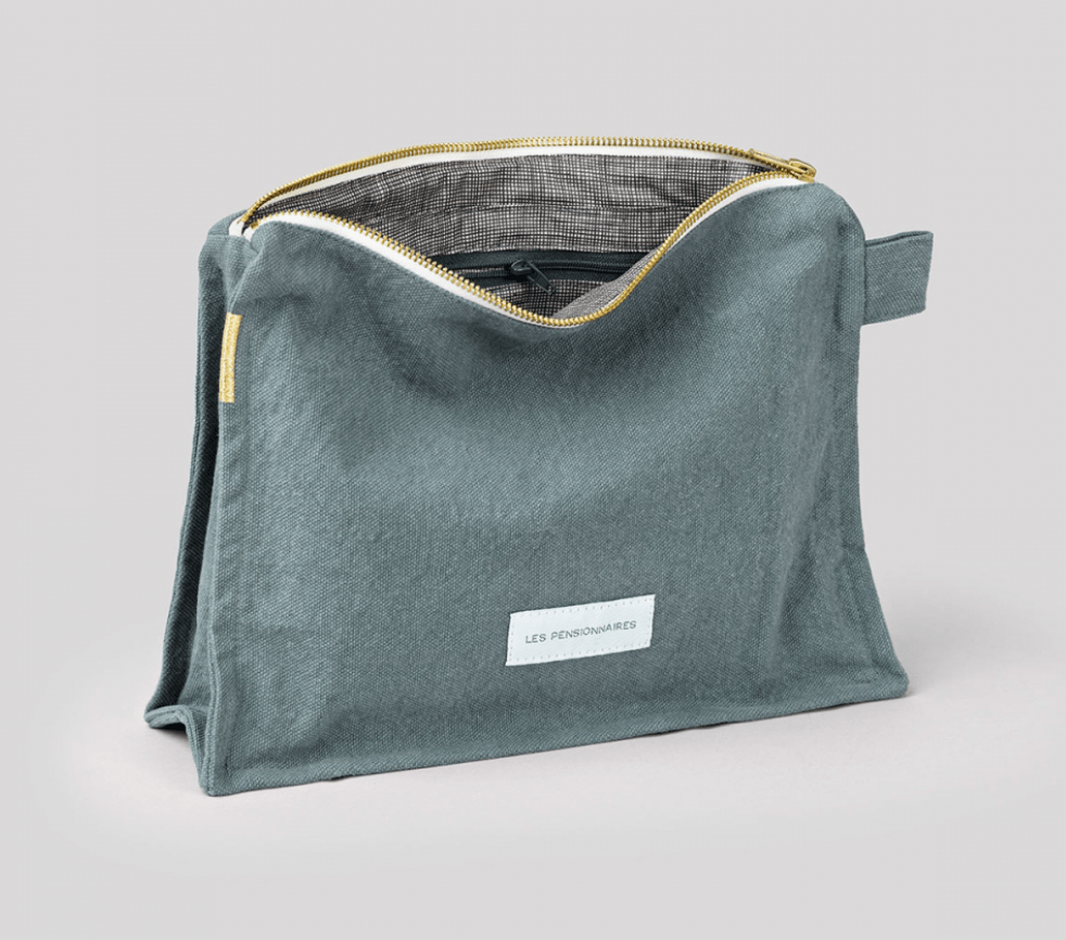 Organic Cotton Toiletry Bag - elsie green - Textiles