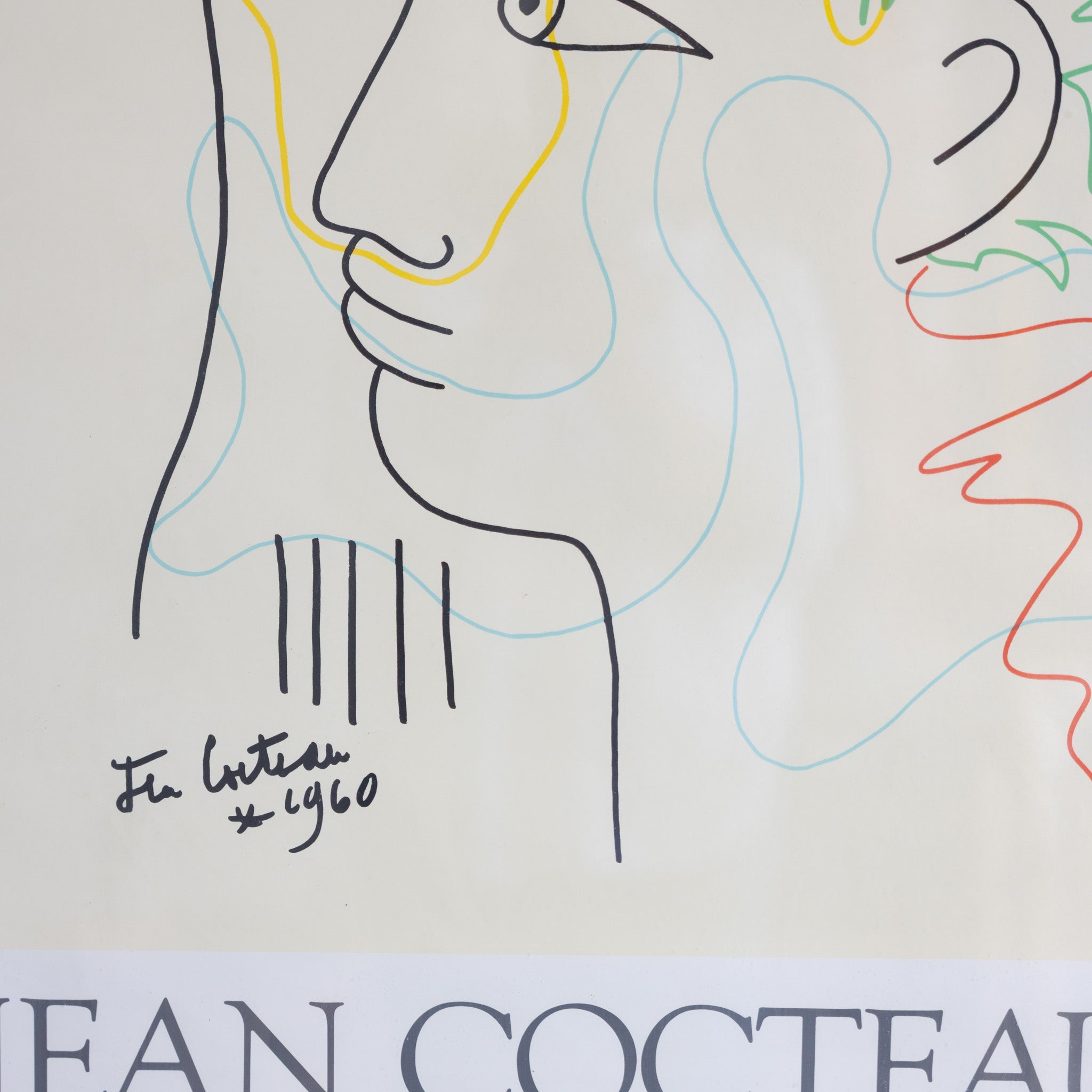 Orpheus with a Lyre Print | Jean Cocteau - elsie green - art