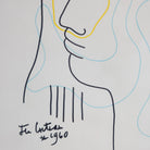 Orpheus with a Lyre Print | Jean Cocteau - elsie green - art