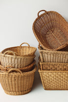 Oval French Laundry Day Basket - elsie green - Decor