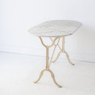 Oval Marble Bistro Table - elsie green - furniture