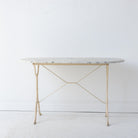 Oval Marble Bistro Table - elsie green - furniture