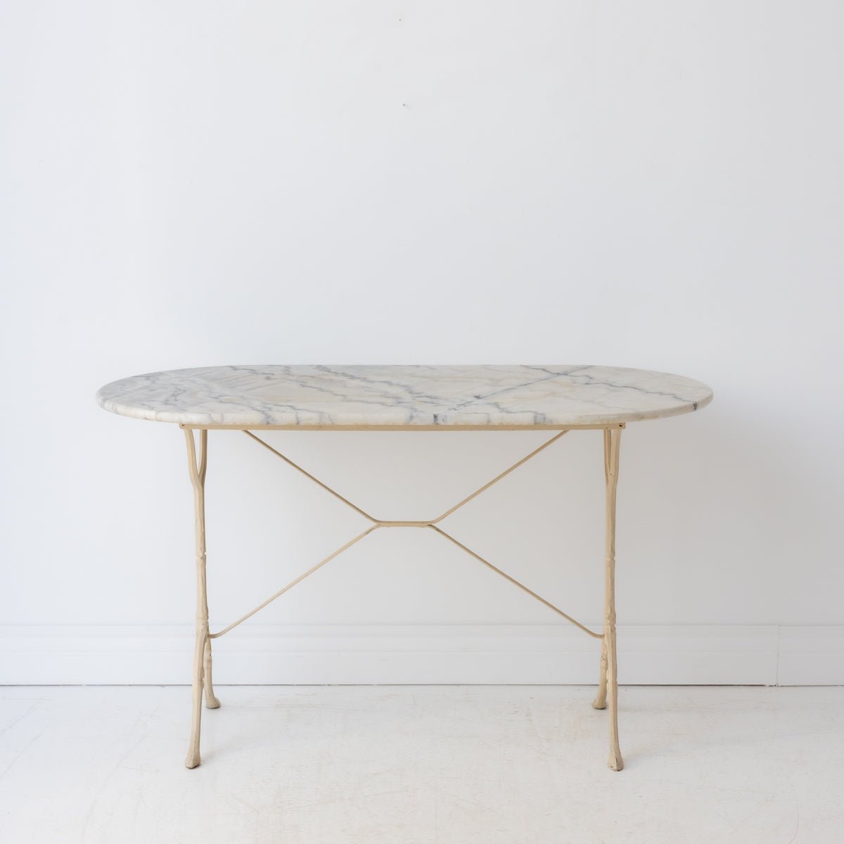 Oval Marble Bistro Table - elsie green - furniture