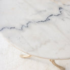 Oval Marble Bistro Table - elsie green - furniture