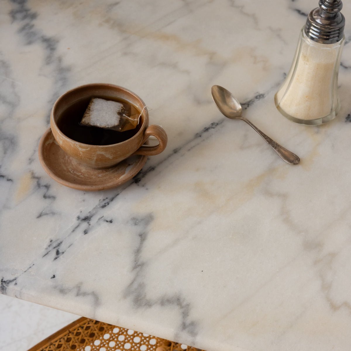 Oval Marble Bistro Table - elsie green - furniture