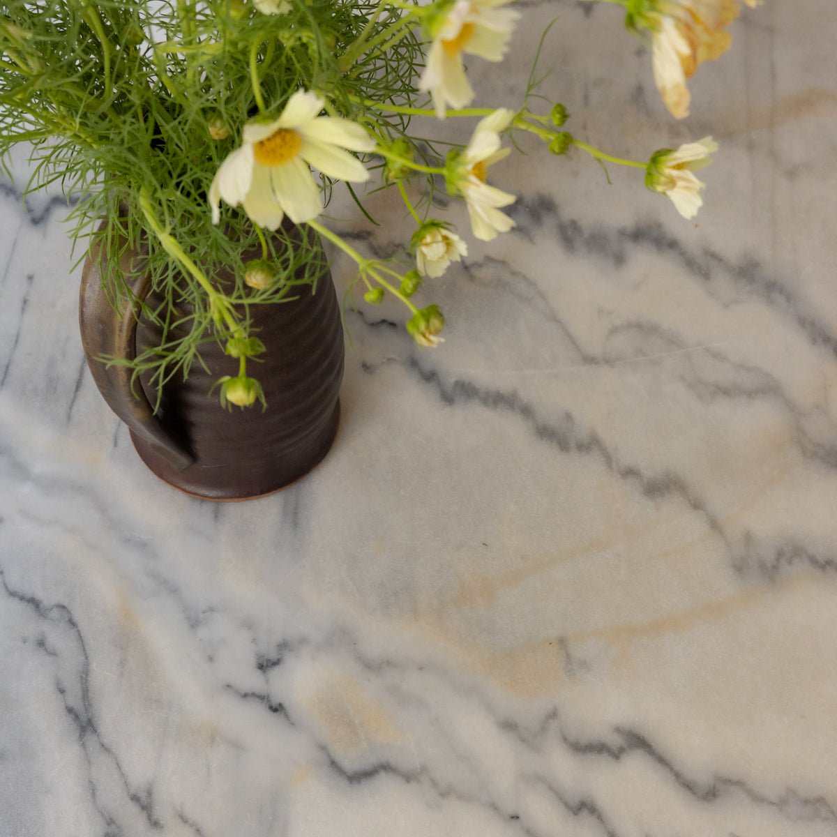 Oval Marble Bistro Table - elsie green - furniture