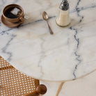 Oval Marble Bistro Table - elsie green - furniture