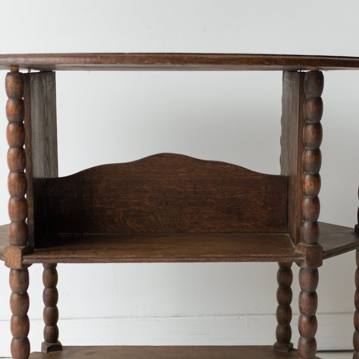 Oval Oak Side Table - elsie green - furniture