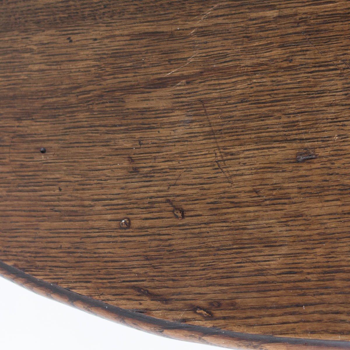 Oval Oak Side Table - elsie green - furniture