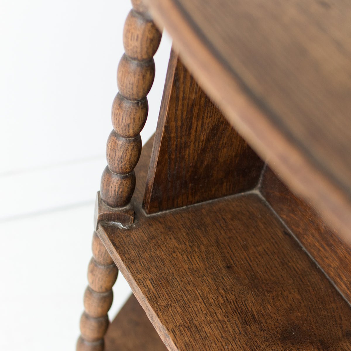 Oval Oak Side Table - elsie green - furniture