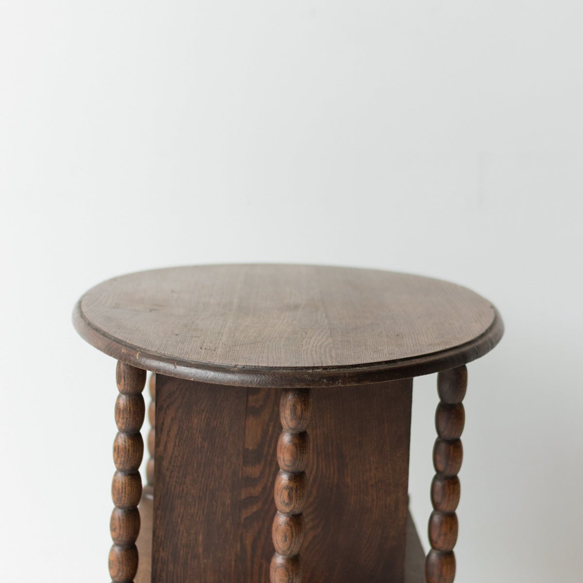 Oval Oak Side Table - elsie green - furniture