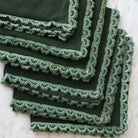 Over-dyed Napkin Set of 6 - elsie green - textiles