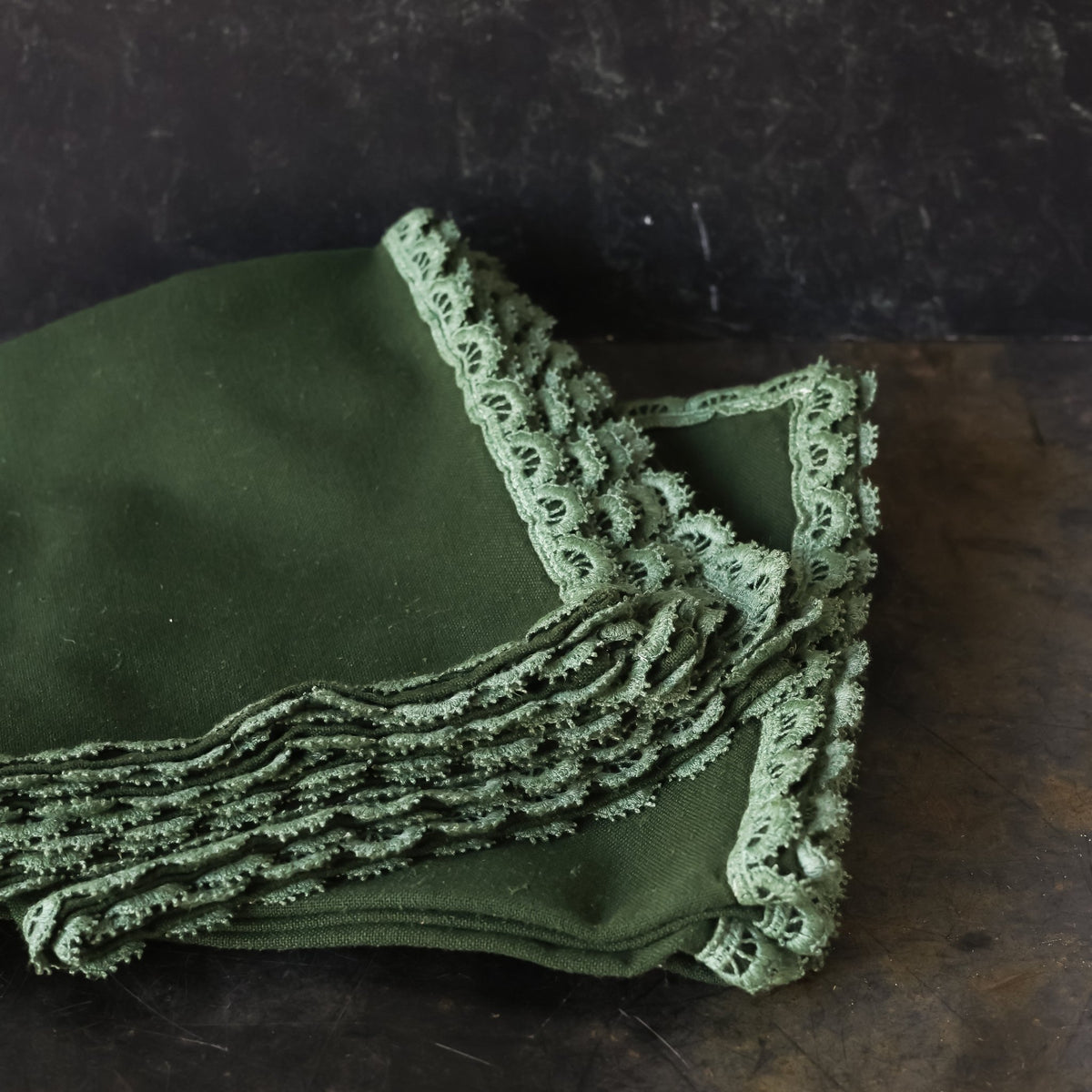 Over-dyed Napkin Set of 6 - elsie green - textiles