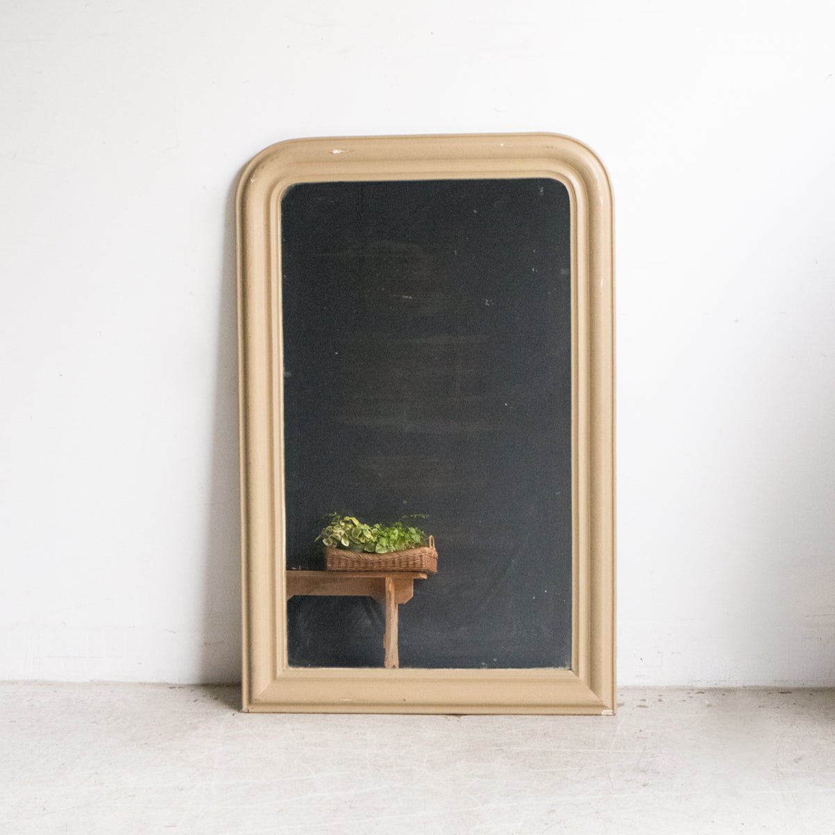 Painted Grande Louis Philippe Mirror | 48" H x 31.75" W - elsie green - Decor