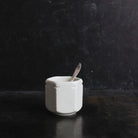 Pair of Alacta Porcelain Yogurt Pots with Demitasse Spoons - elsie green - the french kitchen