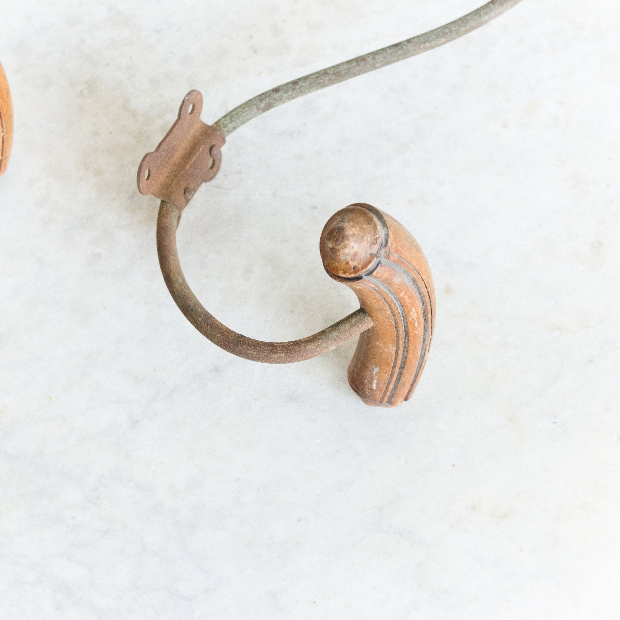 Pair of Antique Coat Hooks No. 133 - elsie green - decor