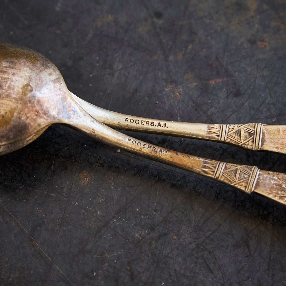 Pair of Antique Holmes, Booth and Hayden Japanese Tablespoons | The Patrick Orbe Collection - elsie green - the french kitchen