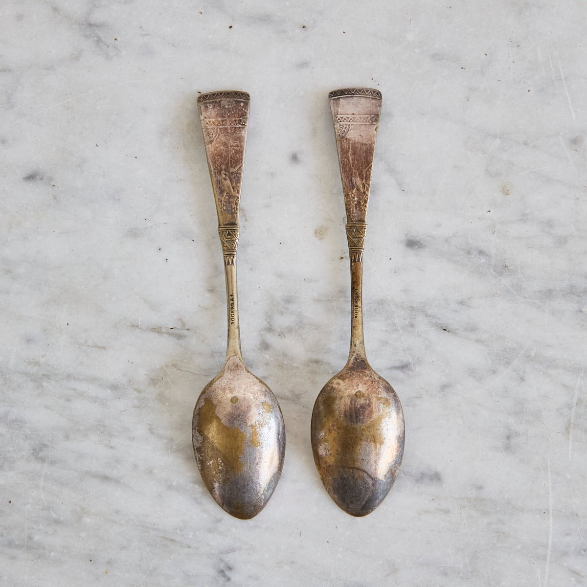 Pair of Antique Holmes, Booth and Hayden Japanese Tablespoons | The Patrick Orbe Collection - elsie green - the french kitchen