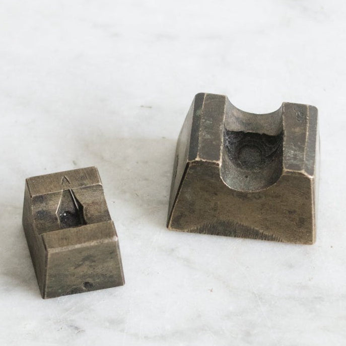 Pair of Antique Jewelry Molds - elsie green - decor