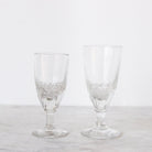 Pair of Antique Optic Absinthe Glasses - elsie green - the french kitchen