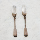 Pair of Antique Roger's Bros. Fiddle Dinner Forks | The Patrick Orbe Collection - elsie green - the french kitchen