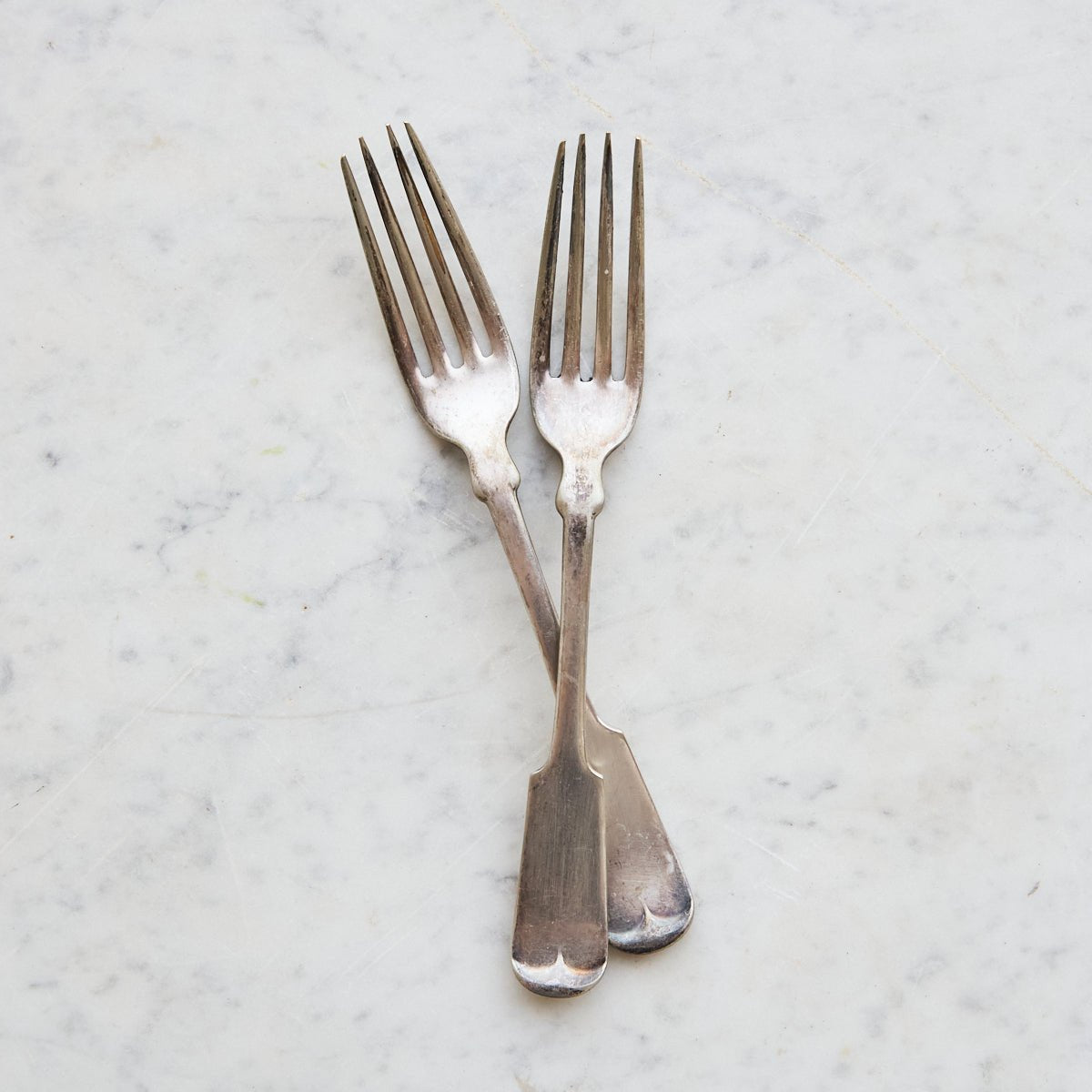 Pair of Antique Roger's Bros. Fiddle Dinner Forks | The Patrick Orbe Collection - elsie green - the french kitchen